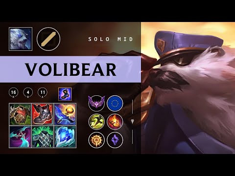 Volibear Mid vs Irelia - EUW Master Patch 26.02