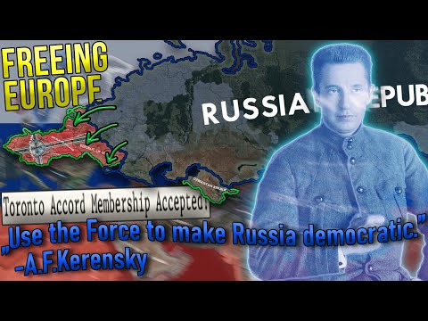Democratic Russia Frees Europe from Germany in TWR! Hearts of Iron 4