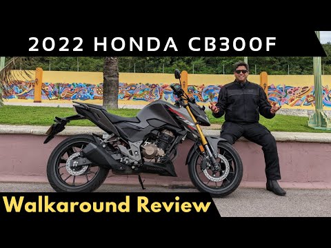 Meet the 2022 Honda CB300F Motorcycle in our Walkaround Review || First Look At Naked 300cc Bike