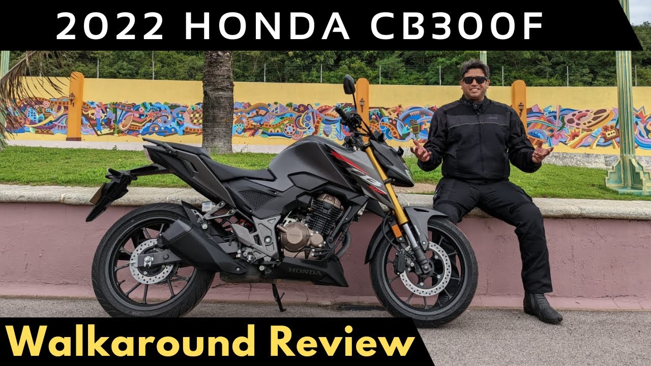 Meet the 2022 Honda CB300F Motorcycle in our Walkaround Review || First Look At Naked 300cc Bike