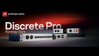 Video thumbnail for Antelope Audio Introduces Discrete 8 Pro & Discrete 4 Pro Audio Interfaces by MusicGearz