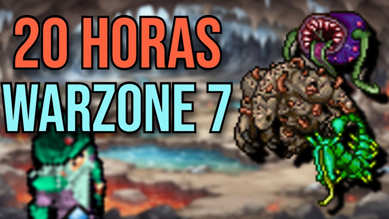 CACEI 20H DE WARZONE 7 COM O MEU RP NO TIBIA! UMA NOVA HUNT META PARA PROFIT?