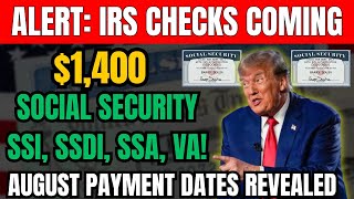 Download lagu ALERT: $1400 IRS Checks Coming to Social Security, SSI, SSDI, SSA, VA! August Payment Dates Revealed mp3 Download lagu ALERT: $1400 IRS Checks Coming to Social Security, SSI, SSDI, SSA, VA! August Payment Dates Revealed mp3