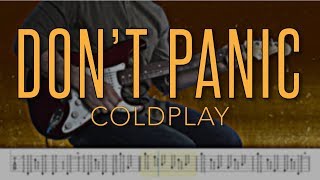 Don't Panic - Coldplay |HD Guitar Tutorial With Tabs