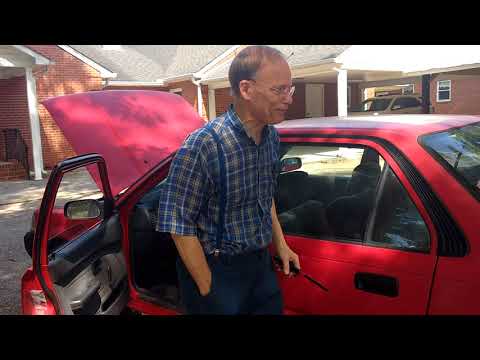 Charcoal gasifier start up.