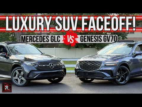 Thumbnail for 2025 Mercedes GLC Vs. 2026 Genesis GV70 – Which Luxury SUV Reigns Supreme? – Redline: Comparison by SUV, Mercedes-Benz