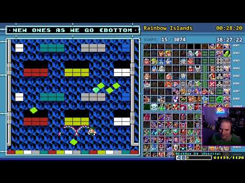 Mega Damage Shuffler, session 9 - swap on damage [Currently 147 games]