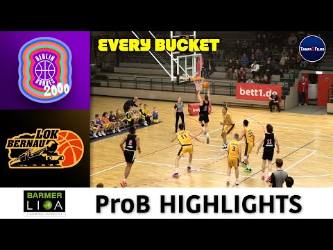 ProB | Berlin Braves 2000 vs. Lok Bernau | BARMER 2. Basketball Bundesliga | HIGHLIGHTS