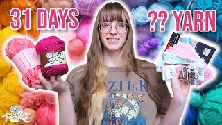 How Much Yarn Did I Use in July?? | PassioKnit Kelsie