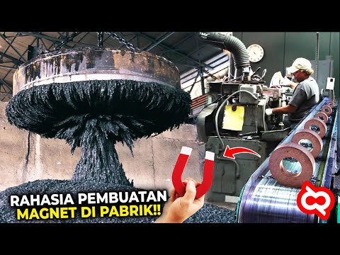 Pantesan Bisa Nempel Banget, Ternyata Begini Proses Pembuatan Magnet Pakai Mesin Canggih di Pabrik