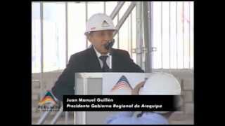 preview picture of video 'Palabras del presidente del Gobierno Regional de Arequipa, señor Juan Manuel Guillén'