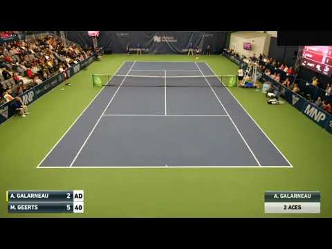 Tennis & Passion | Tennis's Men Singles A. Galarneau VS M. Geerts | ATP Challenger Tour 19.11.2022