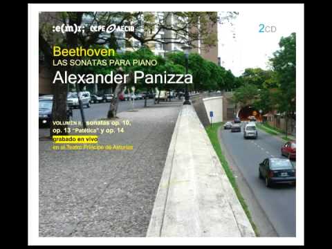 Alexander Panizza. Sonata op. 13 en do menor "Patética", de Ludwig van Beethoven