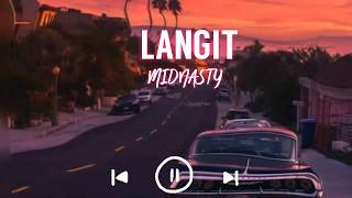Langit (lyrics) -Midnasty