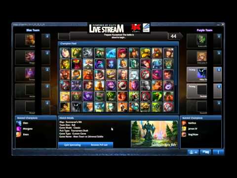 GoPL4LoL 5on5 Finał miesiąca (marzec) półfinał ALSEN Team vs Universal Soldiers