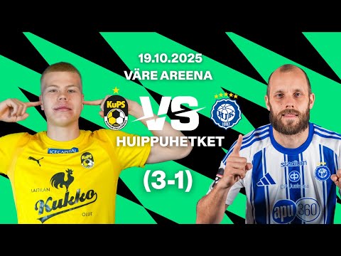 KuPS vs HJK – Maalit & Ottelun kohokohdat 19.10.2025 | Veikkausliiga