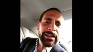 Rio Ferdinand making a twat of himself
