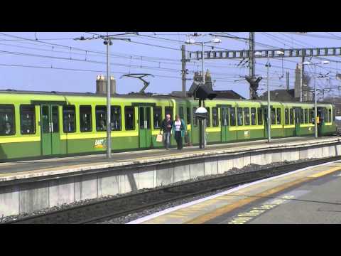 Irish Rail 8100 EMU 8115 + 8113 + 8114 departs Dublin Connolly