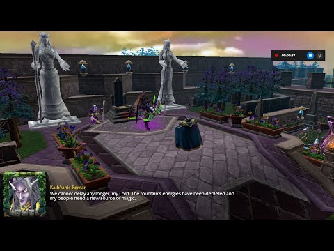 Warcraft 3 custom campaign: Malfurion's quest - Interlude (cinematic) (No commentary)