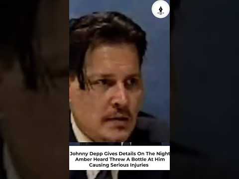 She throw a bottle at me and...😱😥💔(When Amber Heard Throw Bottle) #JohnnyDepp #shorts #amberheard