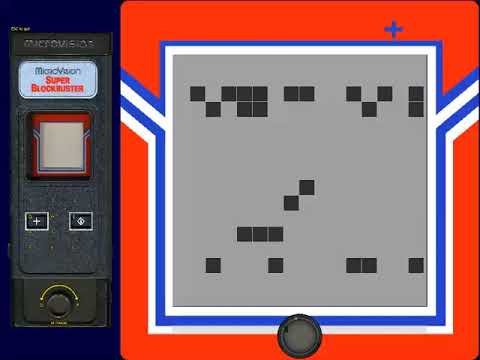 Super Blockbuster SuperBlockbuster MILTON BRADLEY MICROVISION MICRO VISION 1979