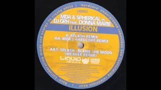 MDA & Spherical vs Dj GRH Feat. Donna Marie - Illusion (MDA's Hardcore Remix)