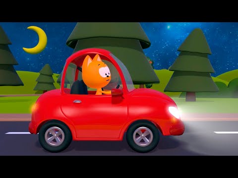 Car in the Dark - Meow Meow Kote Kitty Kids Songs