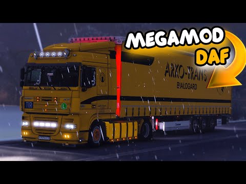 ETS 2 1.46 | DAF XF 105 + Krone Megaliner | Opole 🇵🇱 - Zgorzelec 🇵🇱