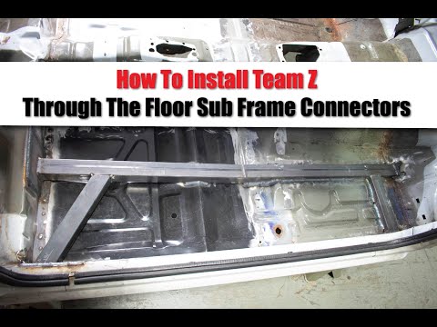 How to Install Through the Floor Sub Frame connectors on your  1979-2004 Mustang.