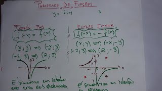 Estudo de Paridade da Função
