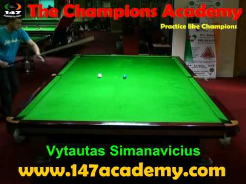 PJ NOLAN SNOOKER ACADEMY PLAYER - VYTAUTAS SIMANVICIUS