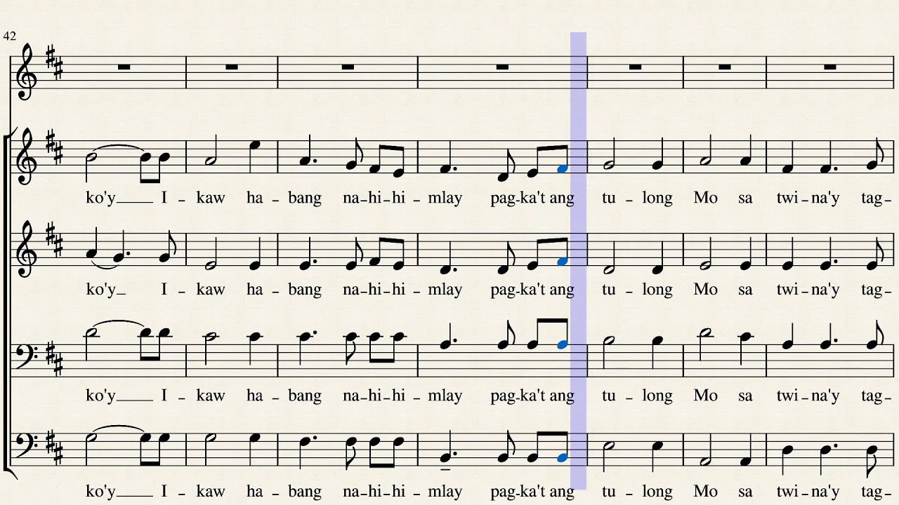 AWIT NG PAGHAHANGAD SATB