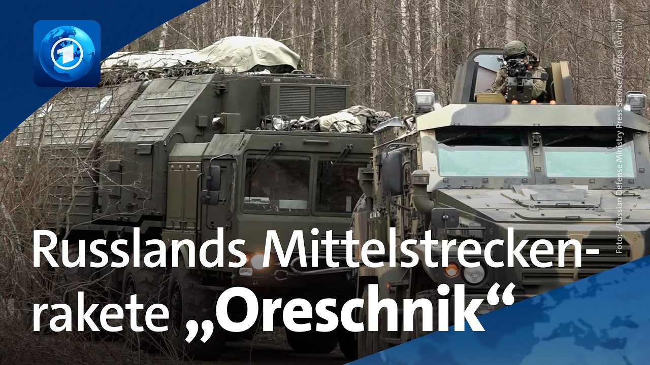 Russland setzt Mittelstreckenrakete „Oreschnik“ ein – dazu Militärexperte Nico Lange