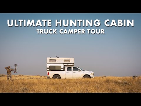 Camper Tour with Hunter Dave Gardner | Four Wheel Campers Hawk Pop Up Truck Camper
