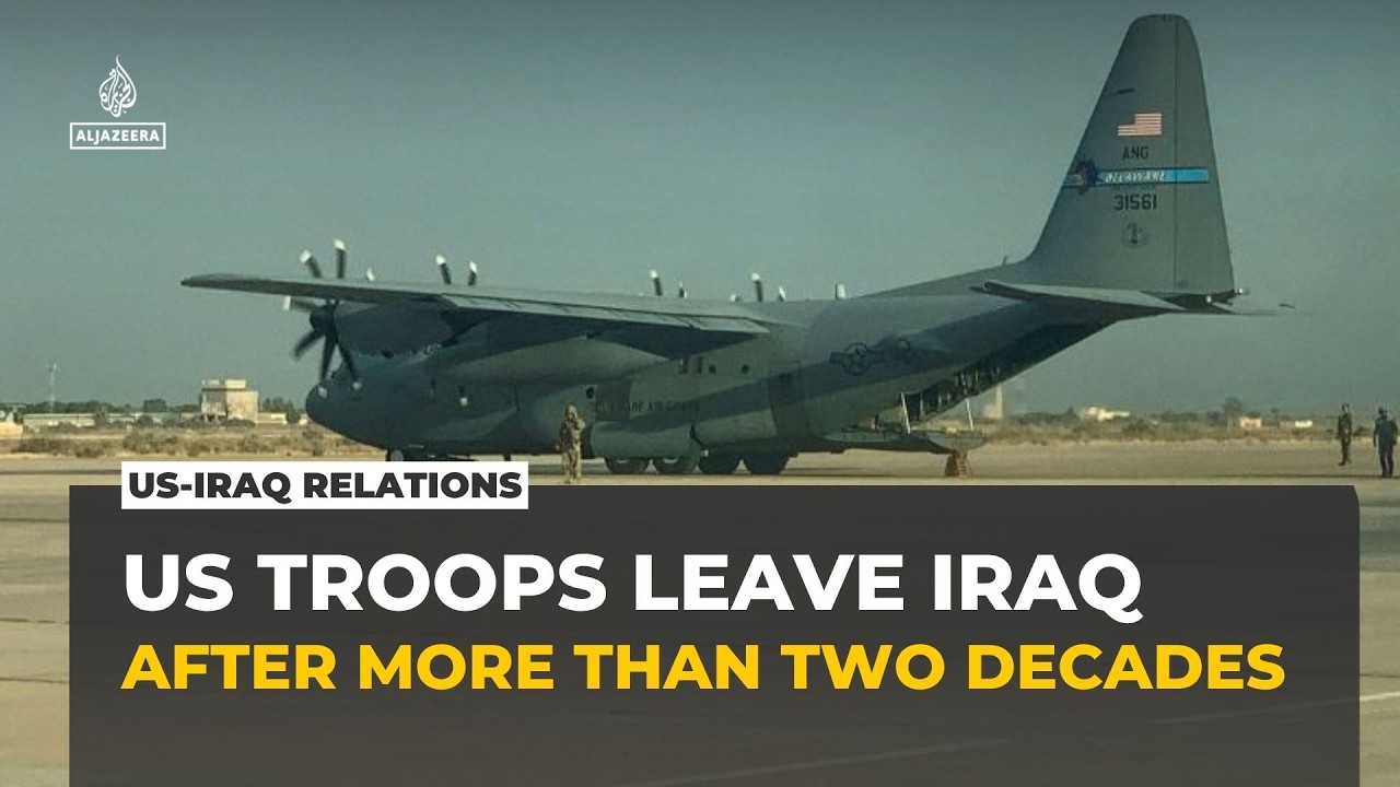 US troops leave Iraq after more than two decades of military involvement