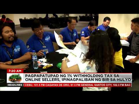 1% withholding tax sa online sellers, ipatutupad ng BIR sa Hulyo #TedFailonandDJChaCha