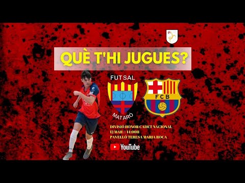 CADET GESTORIA LUIS A - BARÇA FUTSAL