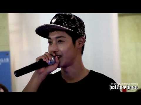 130820 Kim Hyun Joong 김현중 - Arrival & Greetings of  "Round 3" Signing@Hapjeong