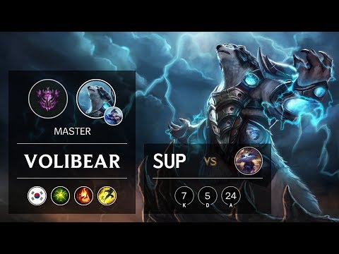 Volibear Support vs Yuumi - KR Master Patch 9.15
