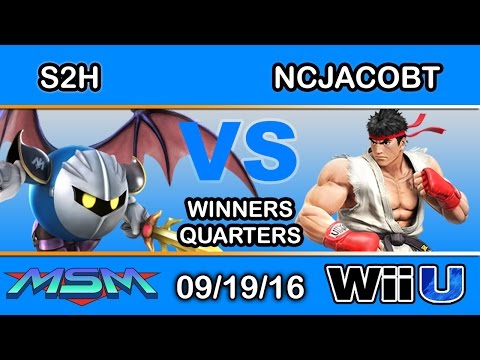 MSM 66 - S2H (Meta Knight) Vs. SCB | NCJacobT (Ryu) Winners Quarters - Smash Wii U