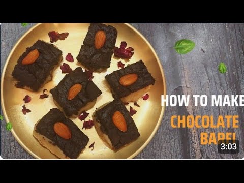 Quick and easy Diwali sweets recipe | How to make chocolate barfi |  चॉकलेट बर्फी