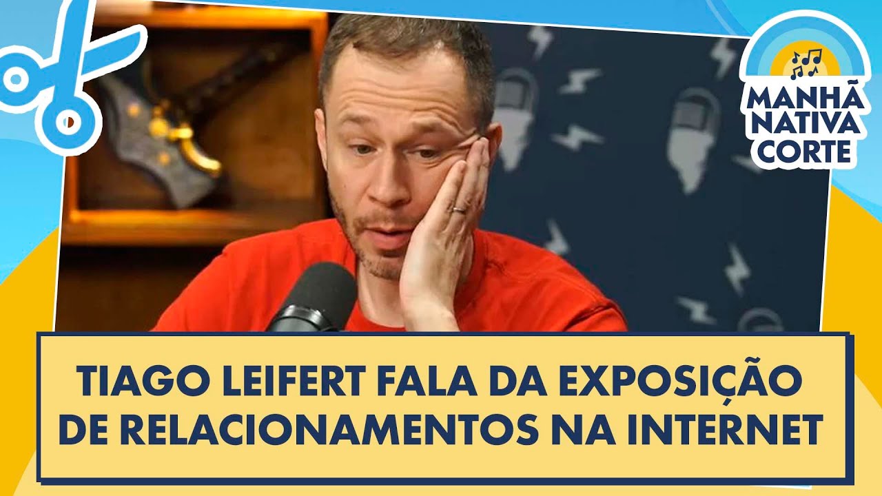 Tiago Leifert fala sobre sua teoria dos relacionamentos nas redes sociais