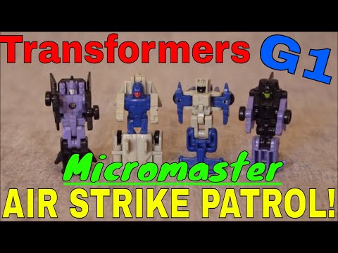 Transformers G1 Micromaster - Decepticon Air Strike Patrol - GotBot True Review NUMBER 521