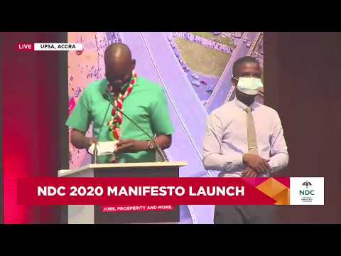 NDC 2020 Manifesto Launch #NDCManifesto