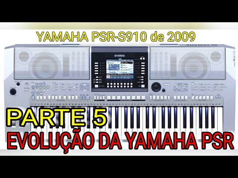 TODOS OS TECLADOS ARRANJADORES DA YAMAHA, LINHA PSR, DE 1985 A 2022, PARTE 5