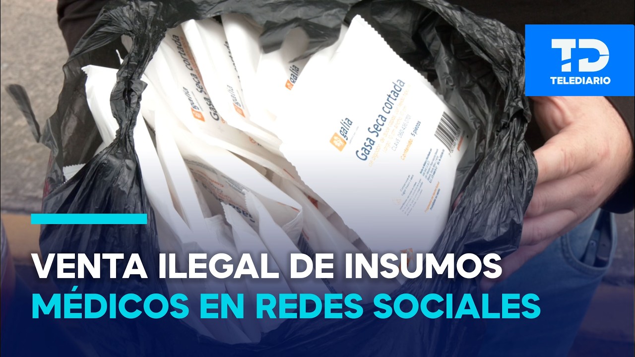 TELEDIARIO descubre comercialización de insumos médicos en internet con leyenda "prohibida su venta"