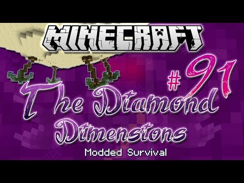 "TROPICAL PARADISE" | Diamond Dimensions Modded Survival #91 | Minecraft