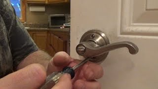 how to change a door knob easy