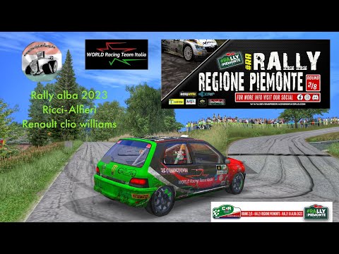 Rally regione Piemonte Rallysimfans 2023...Renault clio williams A7 pure sound