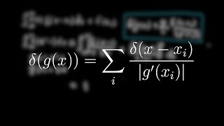 Important Dirac Delta Function Property